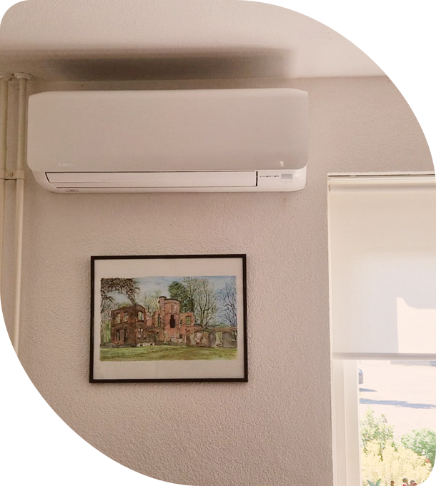 Airco in werk kamer in doetinchem